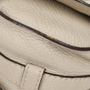 Chloe Marcie Neutral Leather Saddle Crossbody Bag
