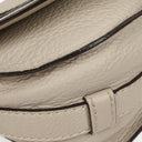 Chloe Marcie Neutral Leather Saddle Crossbody Bag
