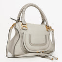 Chloe Marcie Leather Top Handle Shoulder Bag