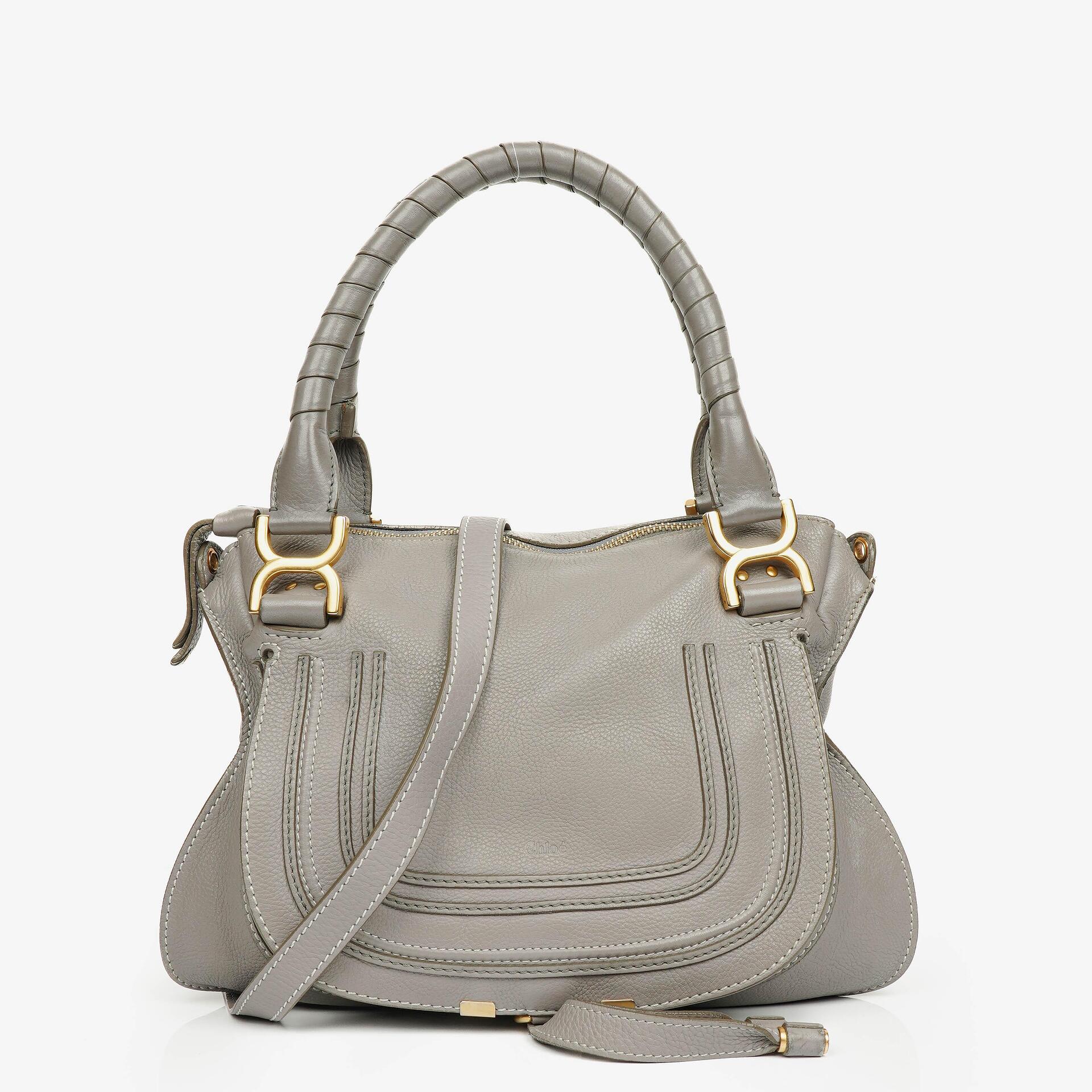 Chloe Marcie Leather Top Handle Shoulder Bag