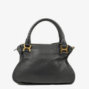 Chloe Marcie Medium Black Leather Satchel
