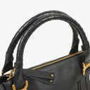 Chloe Marcie Medium Black Leather Satchel