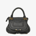 Chloe Marcie Medium Black Leather Satchel
