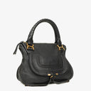 Chloe Marcie Medium Black Leather Satchel