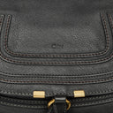 Chloe Marcie Medium Black Leather Satchel