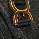 Chloe Marcie Medium Black Leather Satchel