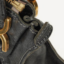 Chloe Marcie Medium Black Leather Satchel