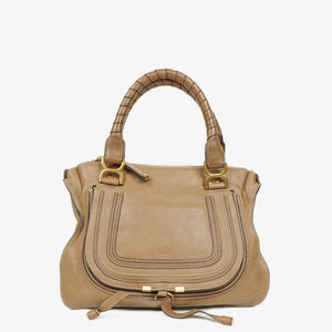 Bolso satchel mediano Chloe Marcie en cuero