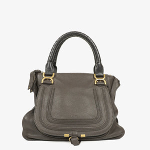 Sac cartable moyen en cuir Chloé Marcie