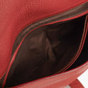 Chloe Marcie Medium Maple Leaf Leather Round Zip Crossbody Bag