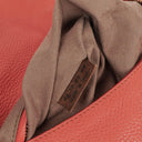 Chloe Marcie Medium Maple Leaf Leather Round Zip Crossbody Bag