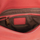 Chloe Marcie Medium Maple Leaf Leather Round Zip Crossbody Bag