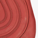 Chloe Marcie Medium Maple Leaf Leather Round Zip Crossbody Bag