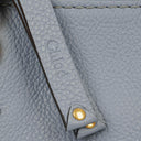Chloe Marcie Mini Ash Blue Grained Leather Bag