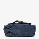 Chloe Marcie Navy Nubuk Shoulde Bag
