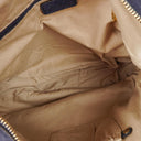 Chloe Marcie Navy Nubuk Shoulde Bag