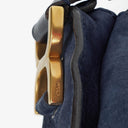 Chloe Marcie Navy Nubuk Shoulde Bag