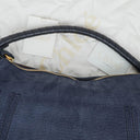 Chloe Marcie Navy Nubuk Shoulde Bag