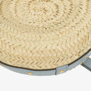 Chloe Marcie Raffia and Leather Basket Crossbody Bag