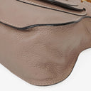 Chloe Marcie Rhino/Dark Odalisque Pink Leather Shoulder Bag