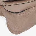 Chloe Marcie Rhino/Dark Odalisque Pink Leather Shoulder Bag