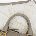 Chloe Marcie Small Cashmere Grey Grained Leather Bag