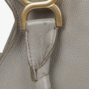 Chloe Marcie Small Cashmere Grey Grained Leather Bag