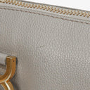 Chloe Marcie Small Cashmere Grey Grained Leather Bag