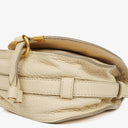 Chloe Marcie Sweet Beige Leather Saddle Crossbody Bag