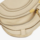Chloe Marcie Sweet Beige Leather Saddle Crossbody Bag