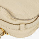 Chloe Marcie Sweet Beige Leather Saddle Crossbody Bag