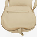 Chloe Marcie Sweet Beige Leather Saddle Crossbody Bag