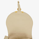 Chloe Marcie Sweet Beige Leather Saddle Crossbody Bag