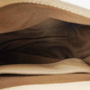 Chloe Marcie Sweet Beige Leather Saddle Crossbody Bag
