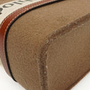 Chloe Medium Woody Wool Tote Bag Brown