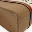 Chloe Medium Woody Wool Tote Bag Brown