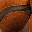 Chloe Mini Marcie Tan Grained Calfskin Saddle Crossbody Bag