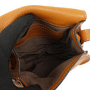 Chloe Mini Marcie Tan Grained Calfskin Saddle Crossbody Bag