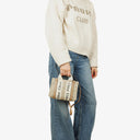 Chloe Mini Woody Linen Tote Bag