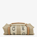 Chloe Mini Woody Linen Tote Bag