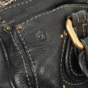 Chloe Paddington Black Calfskin Satchel Bag