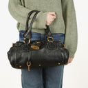 Chloe Paddington Black Calfskin Satchel Bag