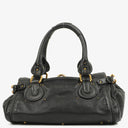 Chloe Paddington Black Calfskin Satchel Bag