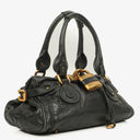 Chloe Paddington Black Calfskin Satchel Bag
