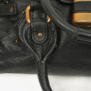 Chloe Paddington Black Calfskin Satchel Bag