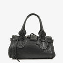Chloe Paddington Black Calfskin Satchel Bag