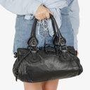 Chloe Paddington Black Calfskin Satchel Bag