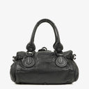 Chloe Paddington Black Calfskin Satchel Bag