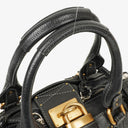 Chloe Paddington Black Calfskin Satchel Bag
