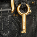 Chloe Paddington Black Calfskin Satchel Bag